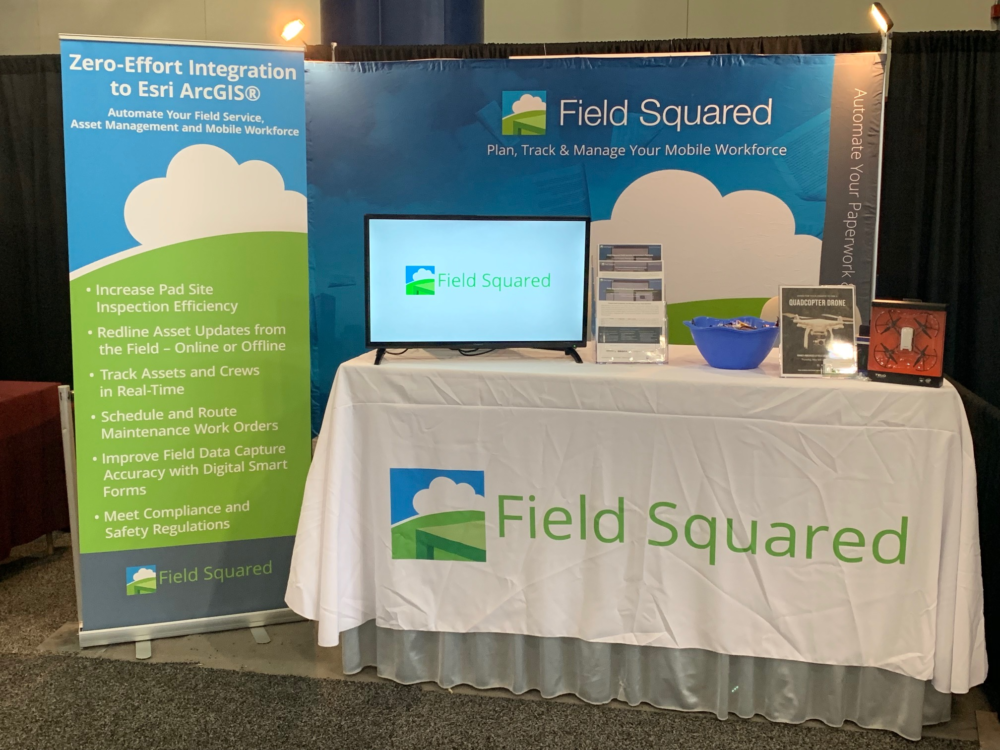 Esri Petroleum GIS Conference 2019 Field Squared booth