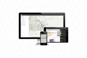 Mulitple portable devices used in field service management
