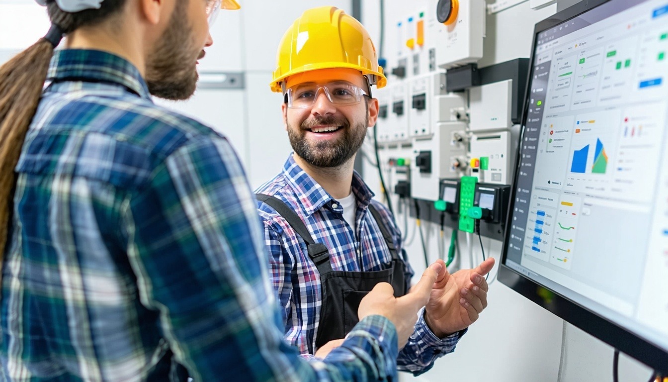 Enhancing Customer Experience needs to be related to a utilities company working at a cutomerCreating standout customer experiences through faster response times proactive communication and transparencyEnhancing Customer Experience with FSM Software