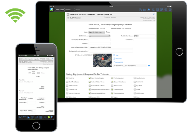 offline mobile field service workforce management app